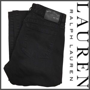 LAUREN RALPH LAUREN JEANS CO. Black Jeans - Classic Straight, Size 6